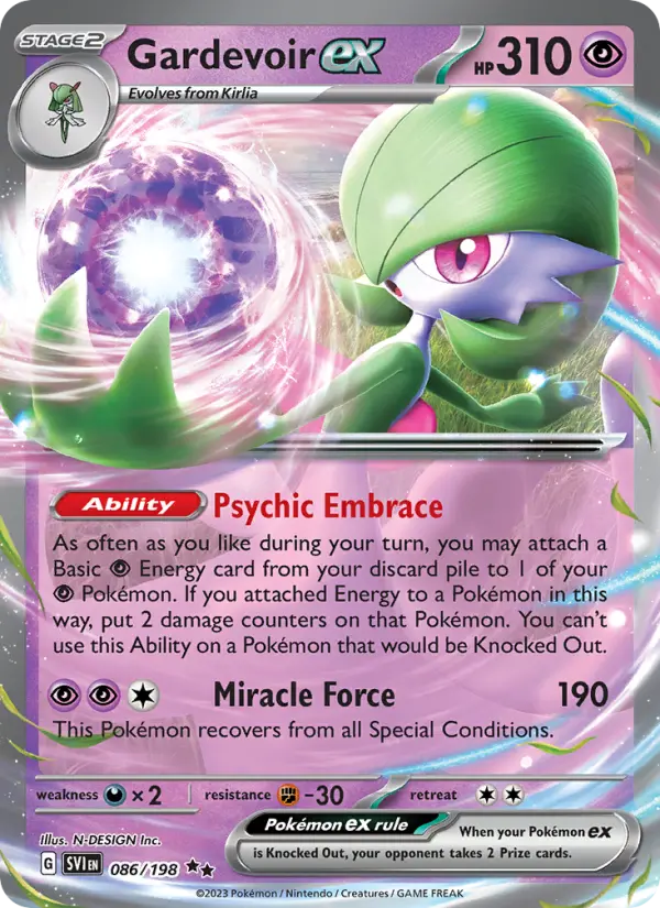 Gardevoir ex — Pokémon card
