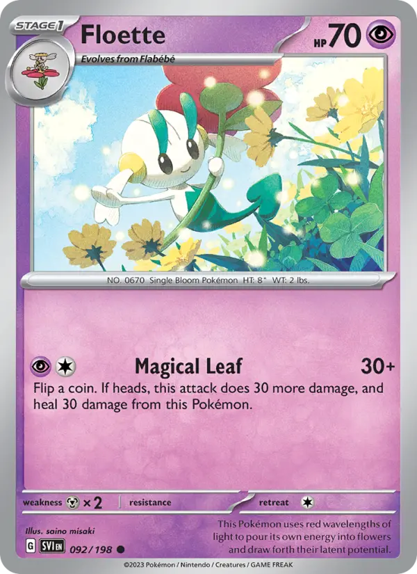 Floette — Pokémon card