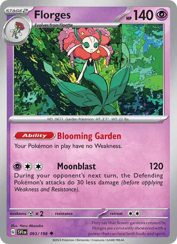 Florges — Pokémon card