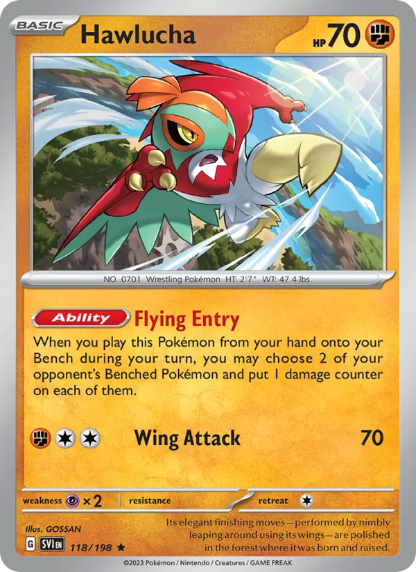Hawlucha — Pokémon card