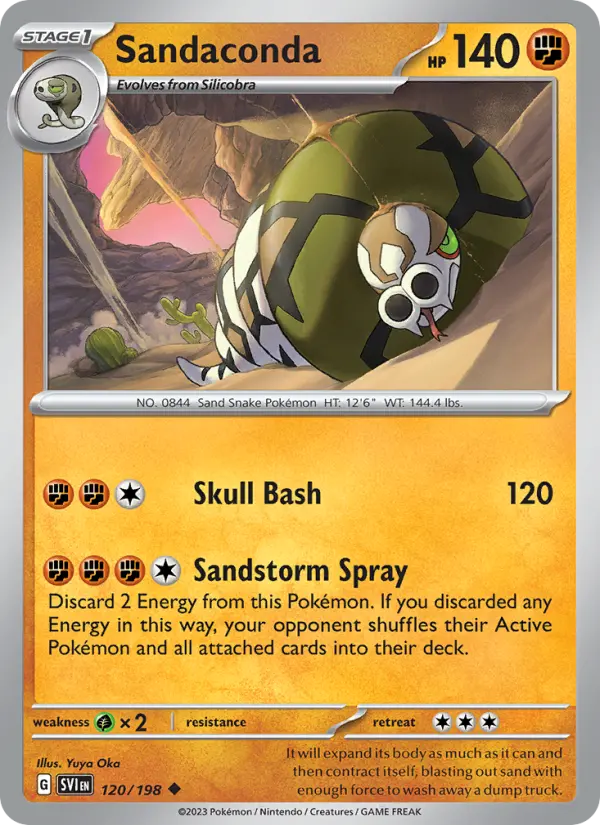 Sandaconda — Pokémon card