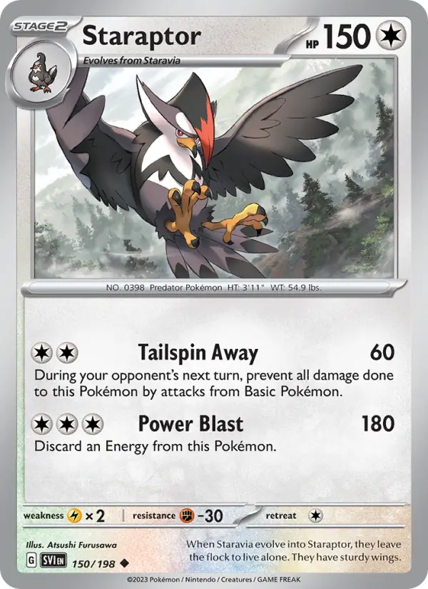Staraptor — Pokémon card