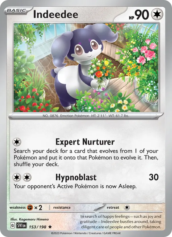 Indeedee — Pokémon card