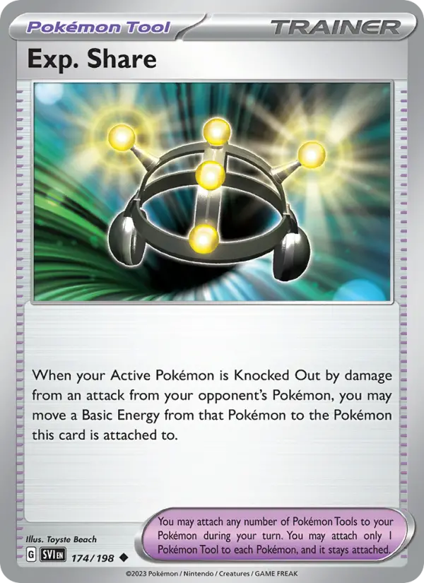 Exp. Share — Pokémon card