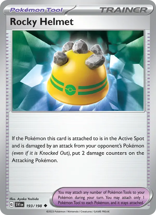 Rocky Helmet — Pokémon card