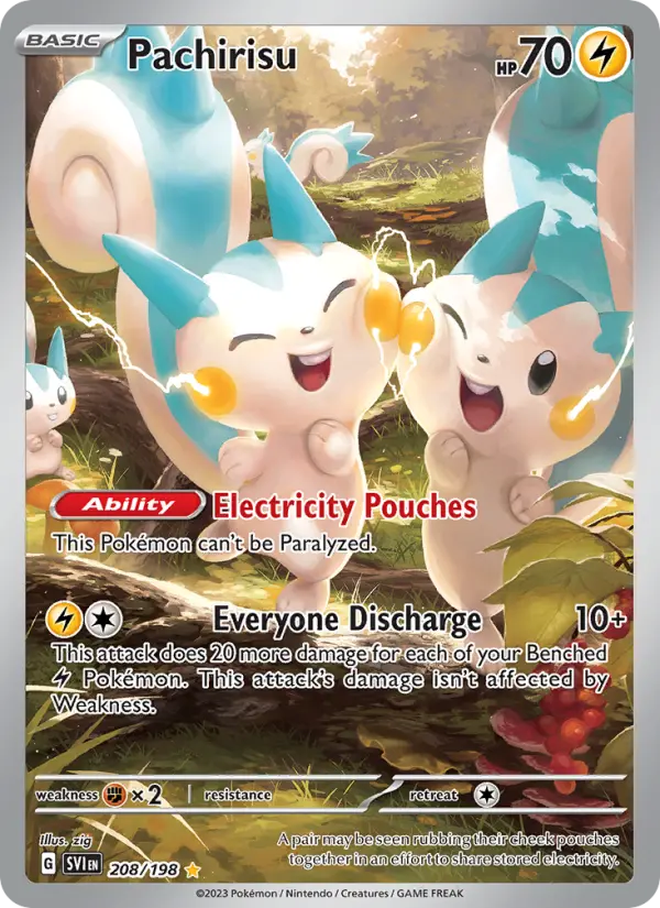 Pachirisu — Pokémon card
