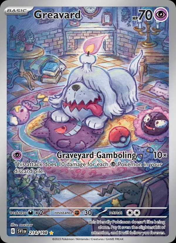 Greavard — Pokémon card
