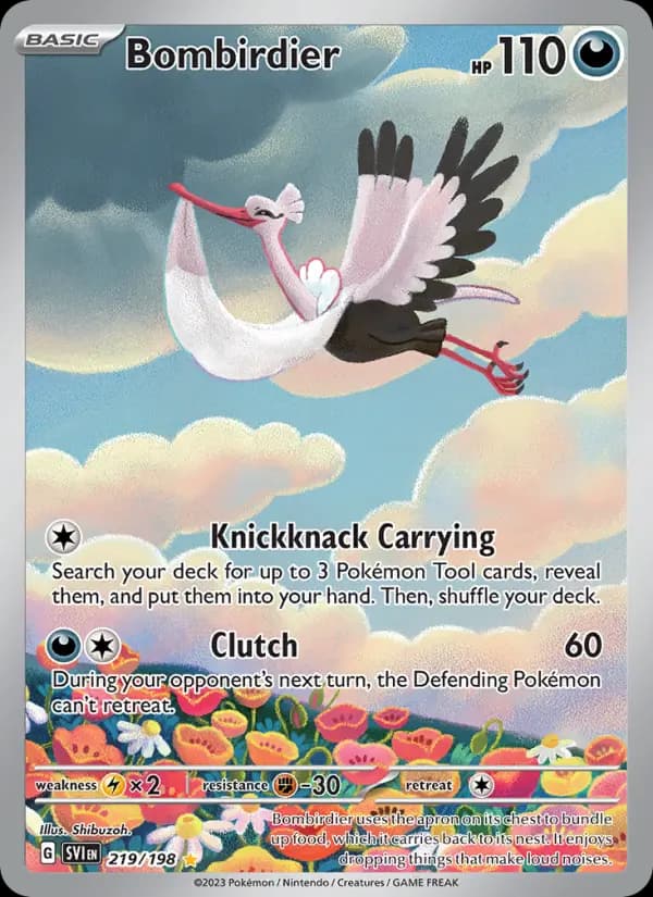 Bombirdier — Pokémon card
