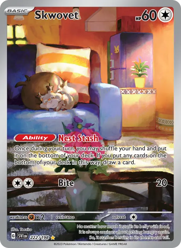 Skwovet — Pokémon card