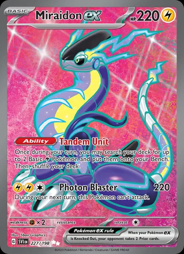 Miraidon ex — Pokémon card
