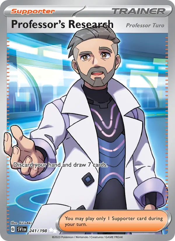 Professor's Research — Pokémon card