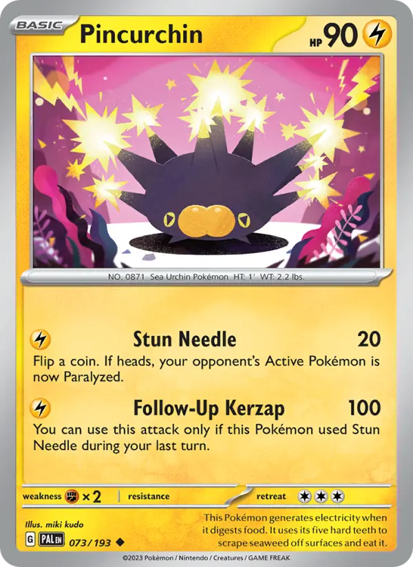Pincurchin — Pokémon card