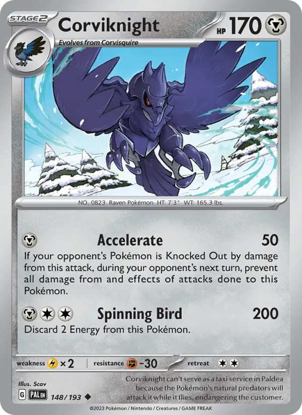 Corviknight — Pokémon card