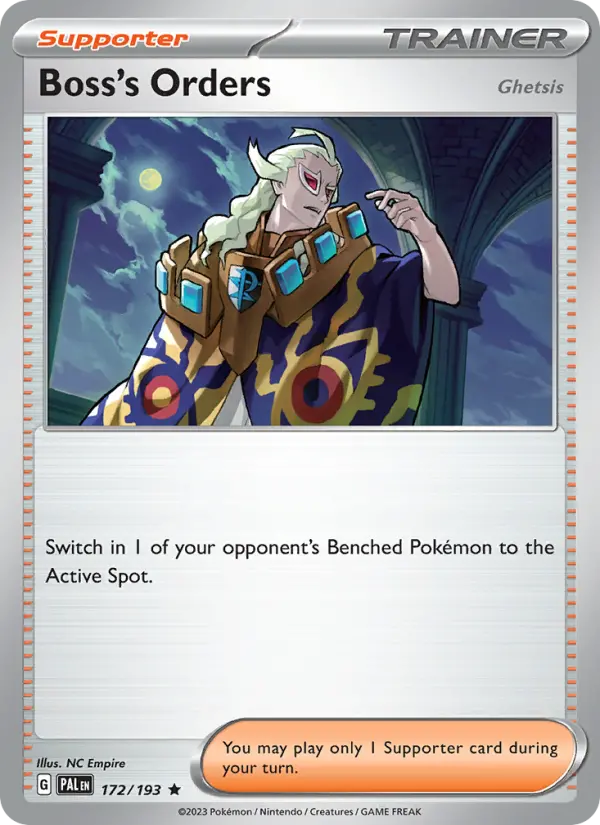 Boss's Orders — Pokémon card