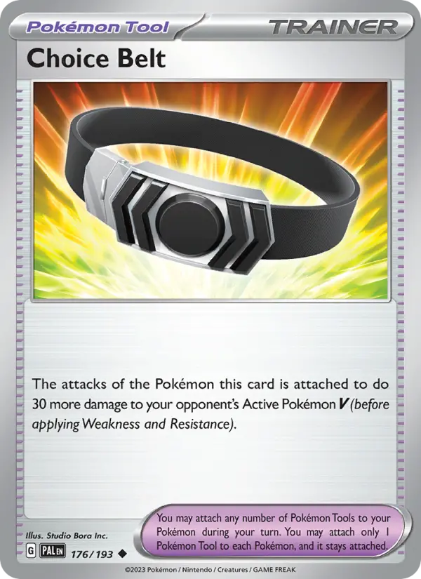 Choice Belt — Pokémon card