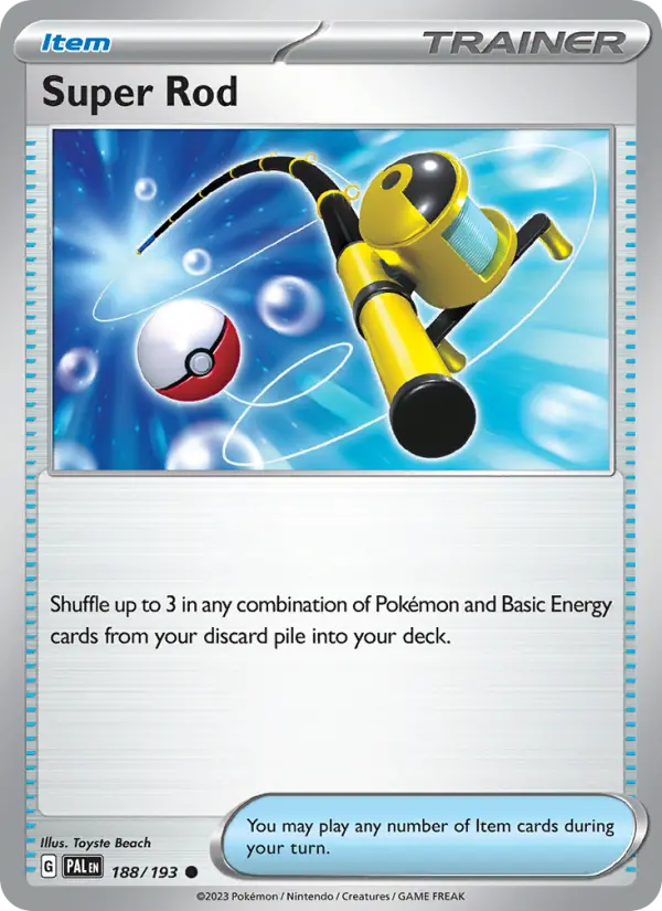 Super Rod — Pokémon card