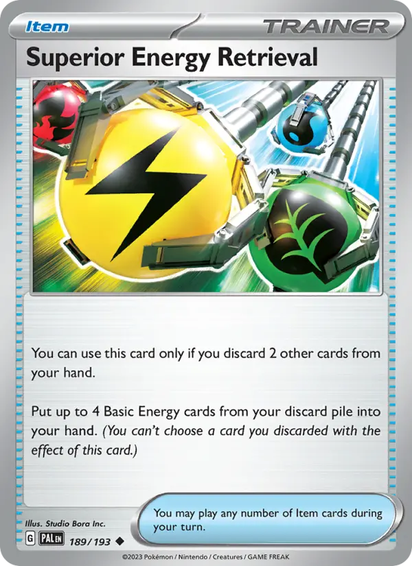 Superior Energy Retrieval — Pokémon card