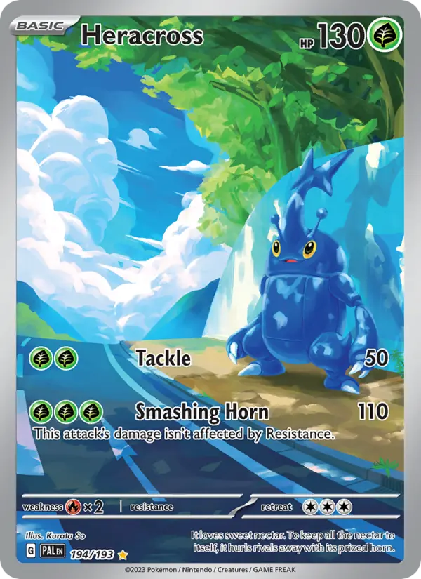 Heracross — Pokémon card