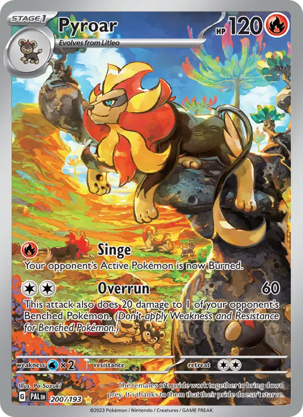Pyroar — Pokémon card