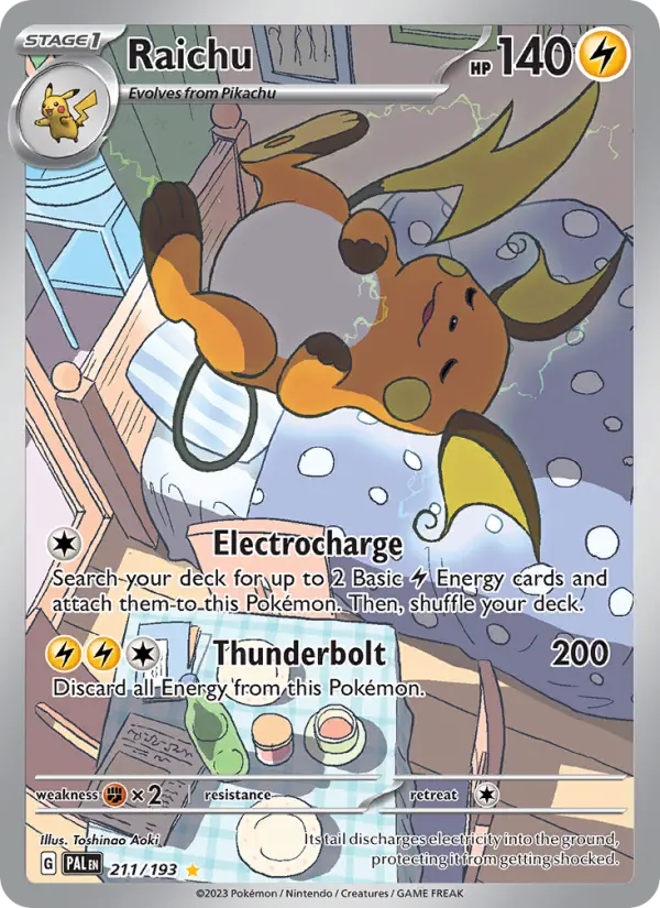 Raichu — Pokémon card