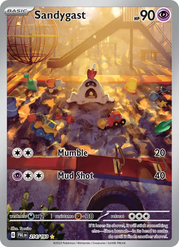 Sandygast — Pokémon card