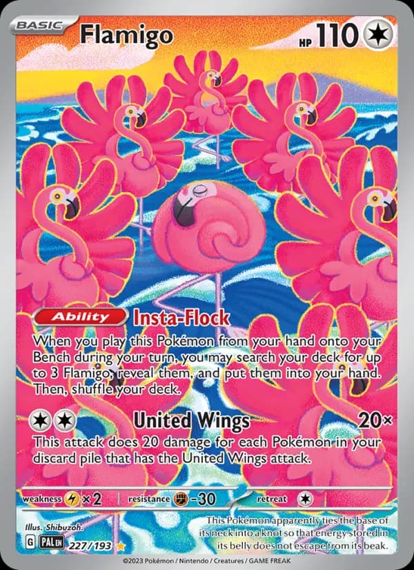 Flamigo — Pokémon card