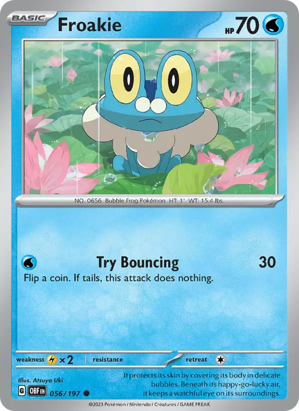 Froakie — Pokémon card