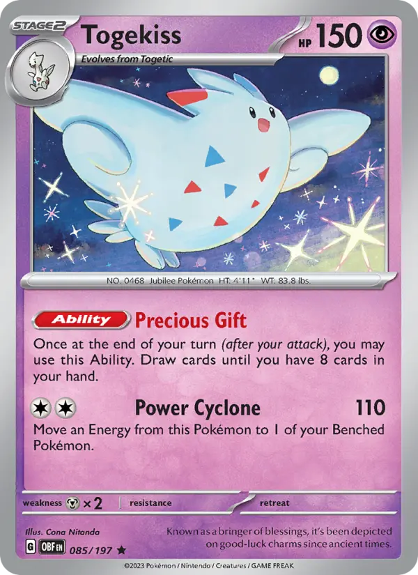 Togekiss — Pokémon card