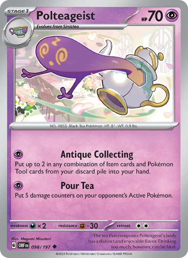 Polteageist — Pokémon card
