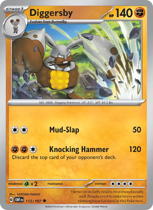 Diggersby — Pokémon card