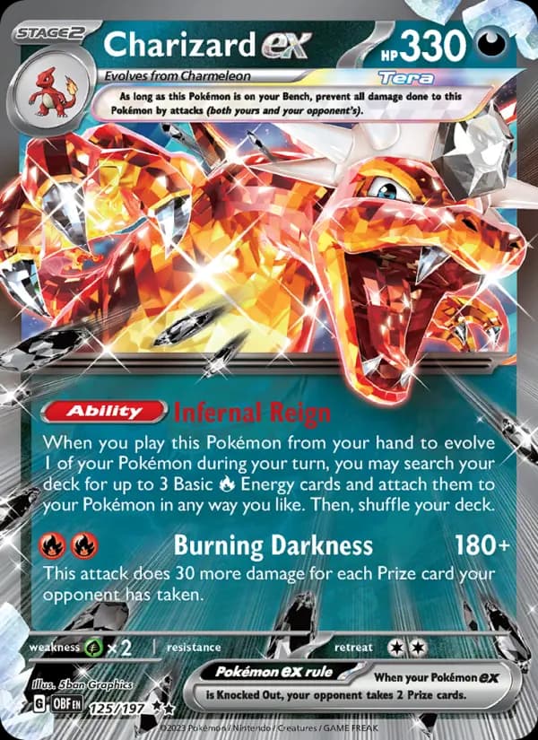 Charizard ex — Pokémon card