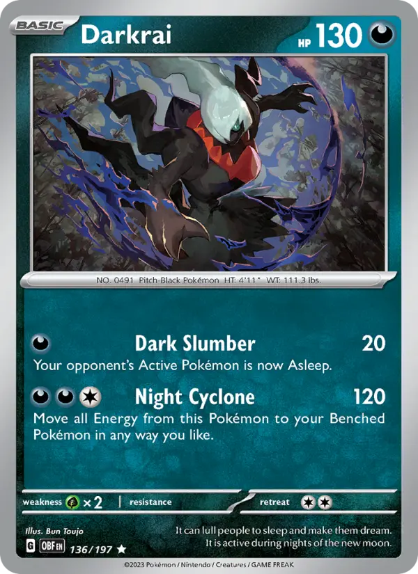 Darkrai — Pokémon card