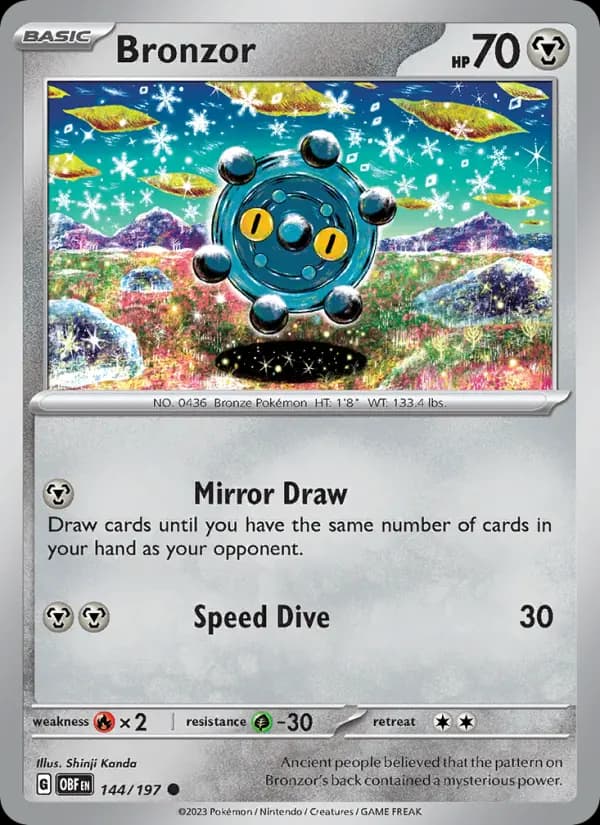 Bronzor — Pokémon card