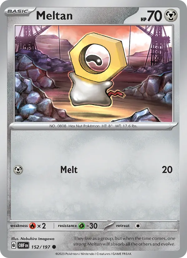 Meltan — Pokémon card