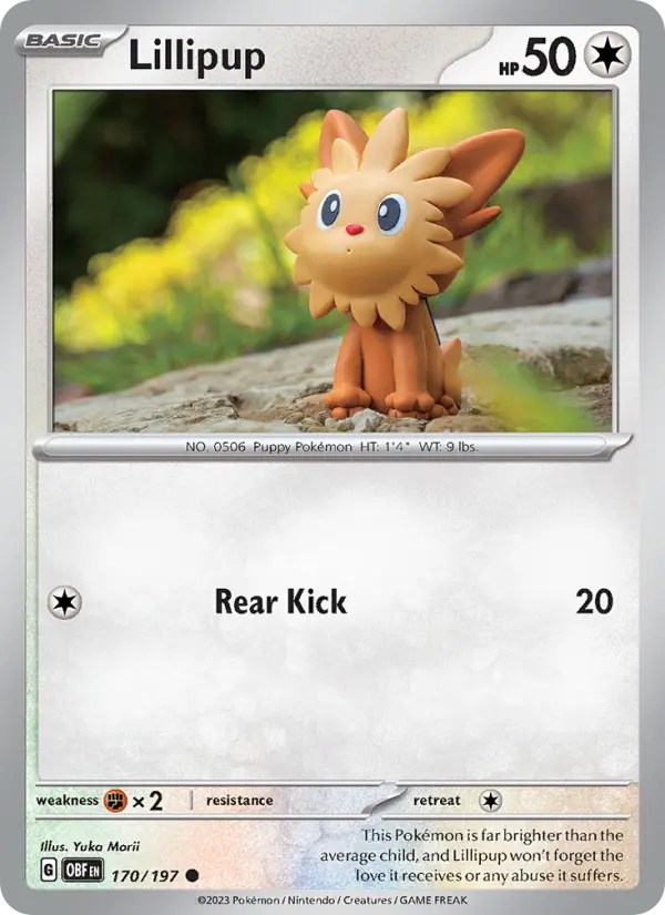 Lillipup — Pokémon card