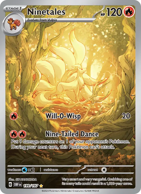 Ninetales — Pokémon card