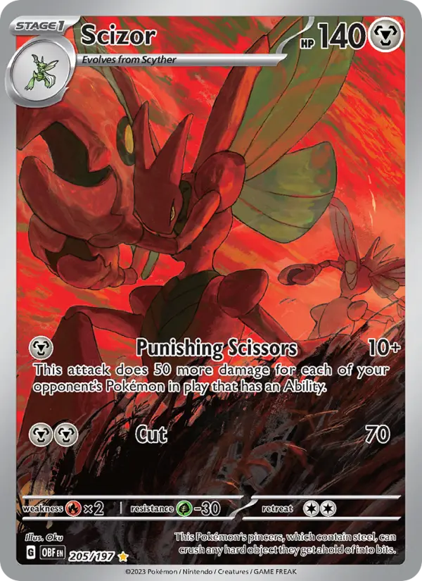 Scizor — Pokémon card