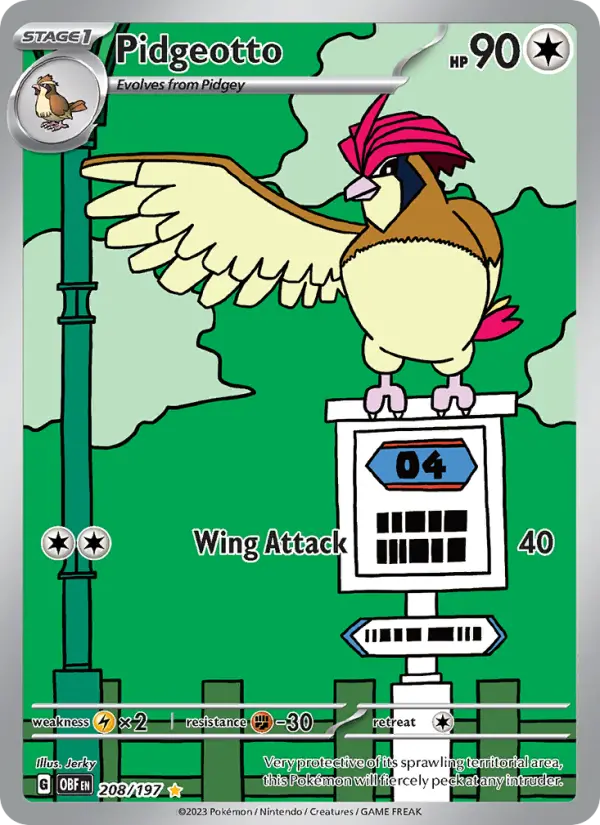Pidgeotto — Pokémon card