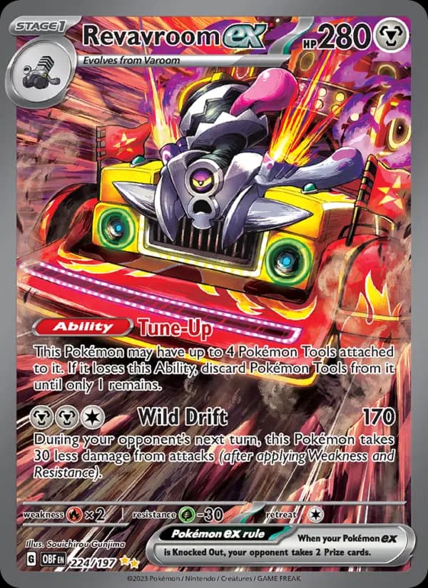 Revavroom ex — Pokémon card