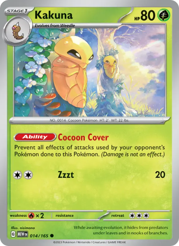 Kakuna — Pokémon card