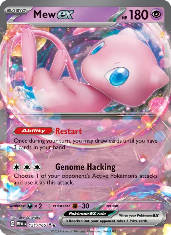 Mew ex — Pokémon card