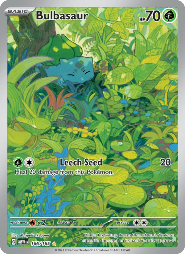 Bulbasaur — Pokémon card