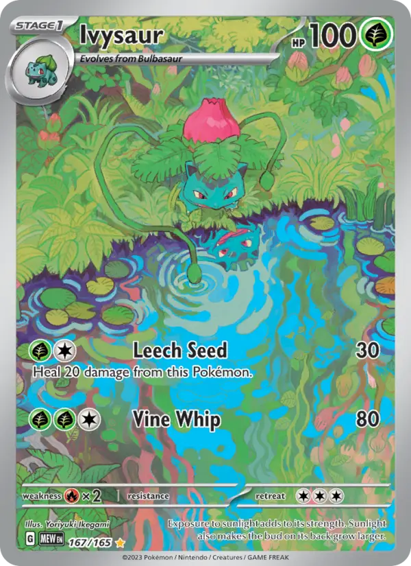 Ivysaur — Pokémon card