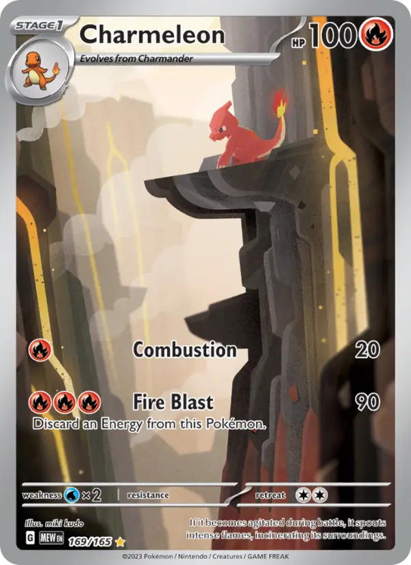 Charmeleon — Pokémon card