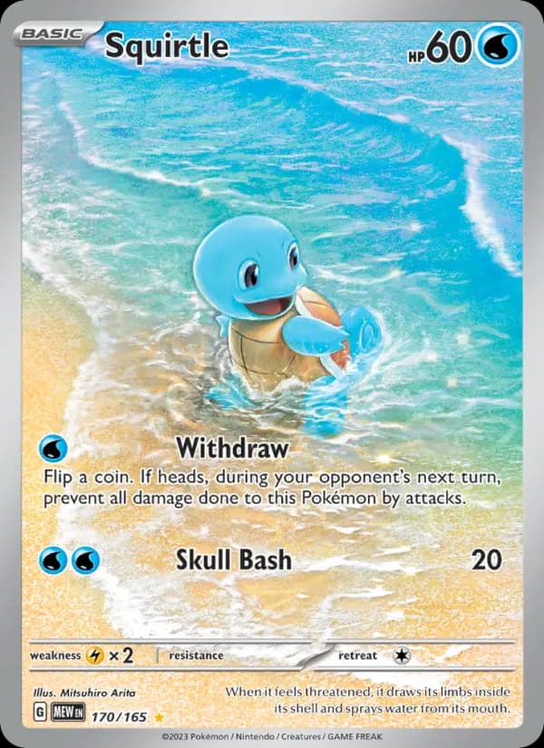 Squirtle — Pokémon card