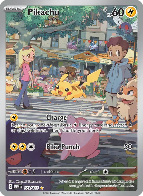 Pikachu — Pokémon card