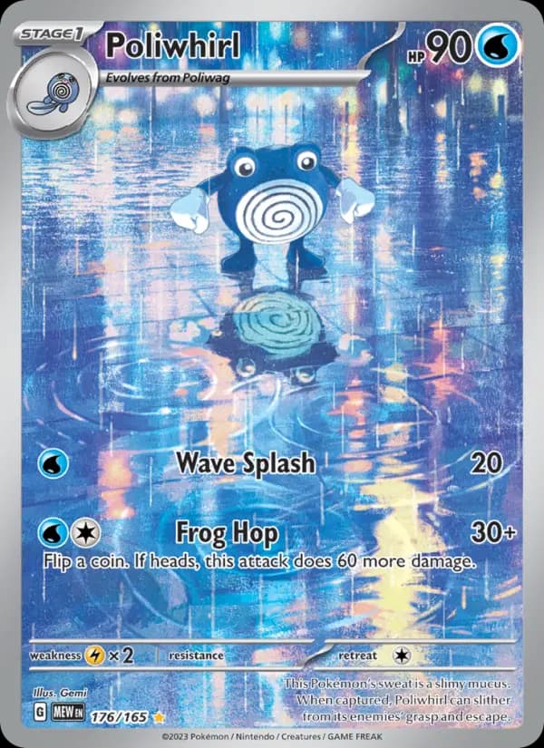 Poliwhirl — Pokémon card