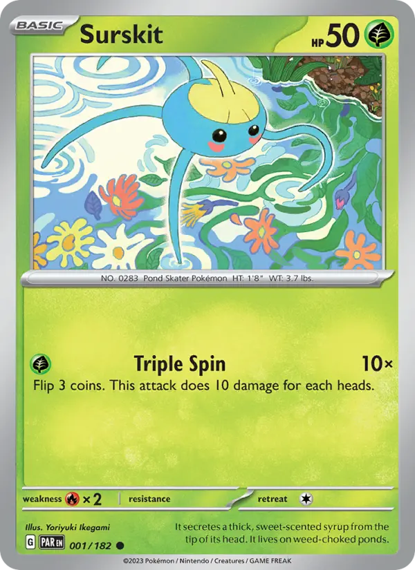 Surskit — Pokémon card