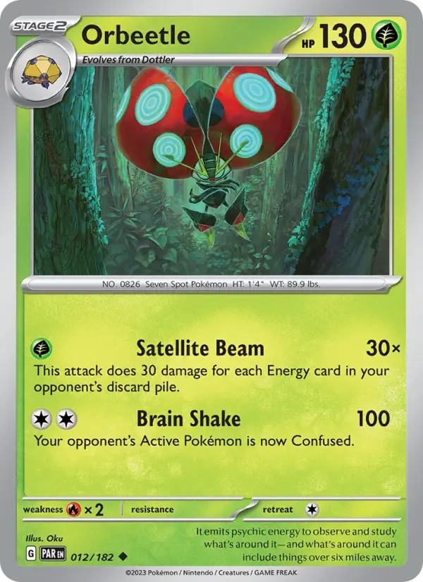 Orbeetle — Pokémon card