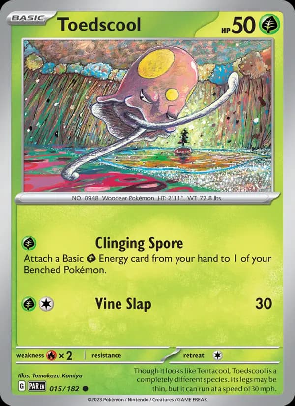 Toedscool — Pokémon card